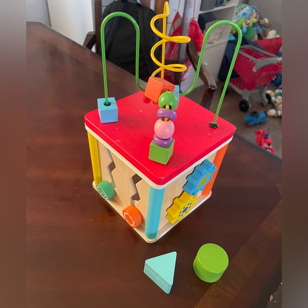 Colorful Activity Cube for Kids